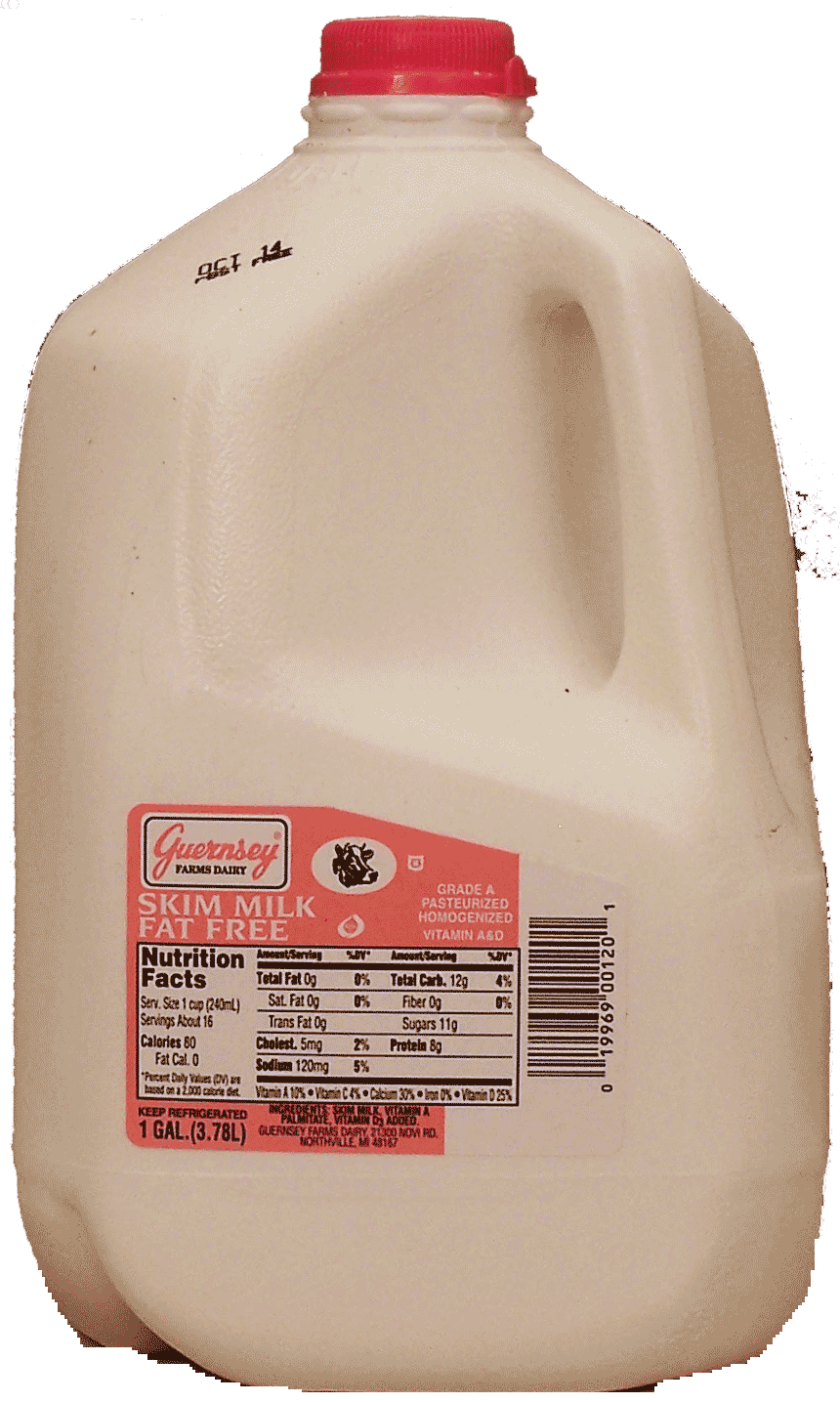 Guernsey  fat free skim milk Full-Size Picture